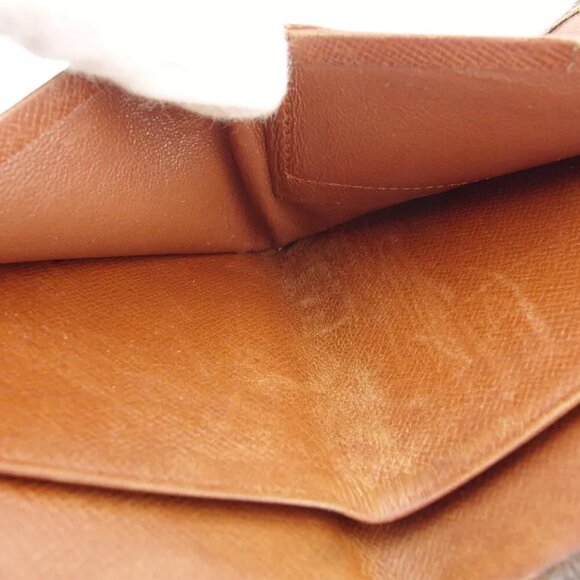 Louis Vuitton W hook purse Monogram beige Monogram canvas Authentic used T10540 - Picture 9 of 9